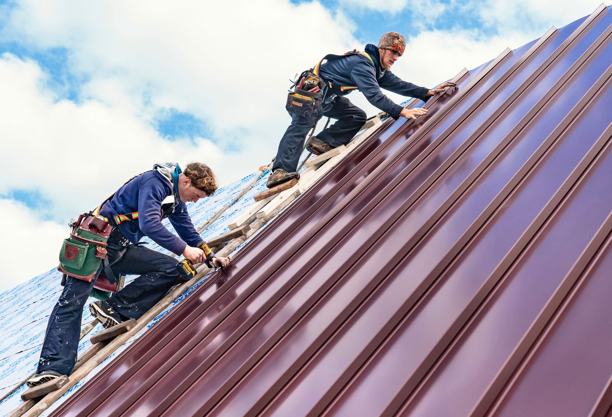 installing a metal roof